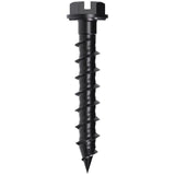 Simpson Strong-Tie TNTBL18114H Titen Turbo(3/16" x 1-1/4") Hex-Head Concrete and Masonry Screw, Black (100 Pack)