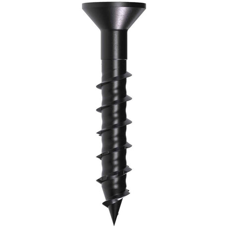 Simpson Strong-Tie TNTBL18114TF Titen Turbo (3/16" x 1-1/4") T25 Flat-Head Concrete and Masonry Screw, Black (100 Pack)