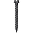 Simpson Strong-Tie TNTBL18134H Titen Turbo (3/16" x 1-3/4") Hex-Head Concrete and Masonry Screw, Black (100 Pack)