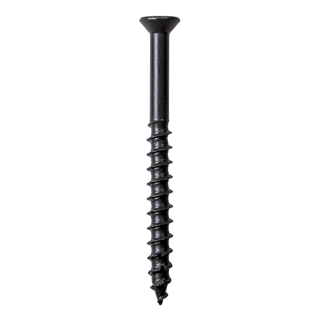 Simpson Strong-Tie TNTBL25134H Titen Turbo(1/4" x 1-3/4") Hex-Head Concrete and Masonry Screw, Black (100 Pack)
