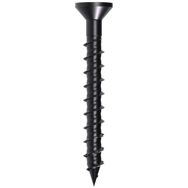 Simpson Strong-Tie TNTBL25134TF Titen Turbo (1/4" x 1-3/4") T30 Flat-Head Concrete and Masonry Screw, Black (100 Pack)