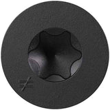 Simpson Strong-Tie TNTBL25134TF Titen Turbo (1/4" x 1-3/4") T30 Flat-Head Concrete and Masonry Screw, Black (100 Pack) - 2