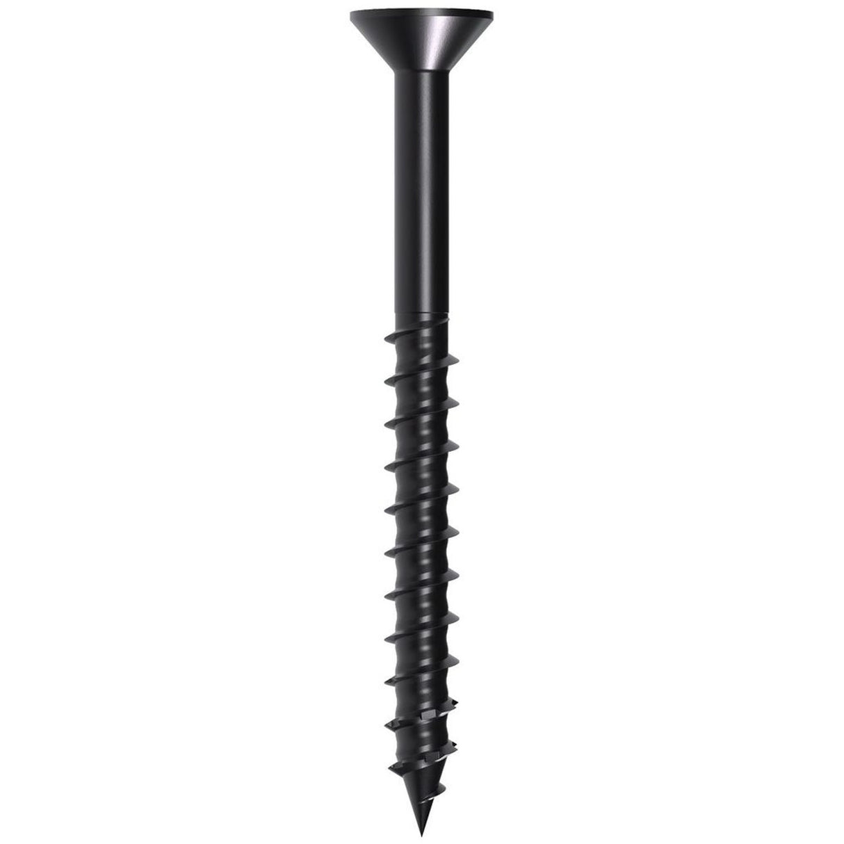 Simpson Strong-Tie TNTBL25214TF Titen Turbo (1/4" x 2-1/4") T30 Flat-Head Concrete and Masonry Screw, Black (100 Pack)