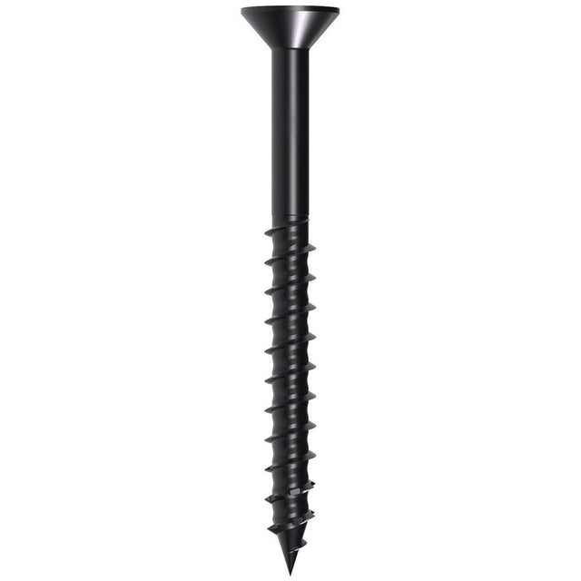Simpson Strong-Tie TNTBL25214TF Titen Turbo (1/4" x 2-1/4") T30 Flat-Head Concrete and Masonry Screw, Black (100 Pack)
