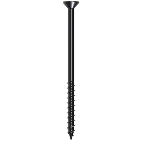 Simpson Strong-Tie TNTBL25314TF Titen Turbo(1/4" x 3-1/4") T30 Flat-Head Concrete and Masonry Screw, Black (100 Pack)