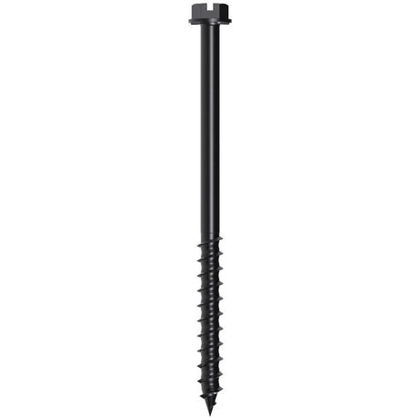 Simpson Strong-Tie TNTBL25334H Titen Turbo(1/4" x 3-3/4") Hex-Head Concrete and Masonry Screw, Black (100 Pack)