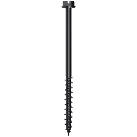 Simpson Strong-Tie TNTBL25400H Titen Turbo (1/4" x 4") Hex-Head Concrete and Masonry Screw, Black (100 Pack)