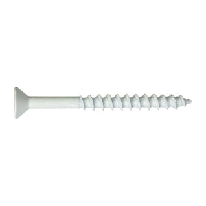 Simpson Strong-Tie TNTW25334TFR200 Titen Turbo (1/4" x 3-3/4") T30 Flat-Head Screw Anchor, White (200 Pack)