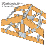 Simpson Strong-Tie TSBR2-16 (17-1/2") Truss Spacer-Restraint - Galvanized - 3