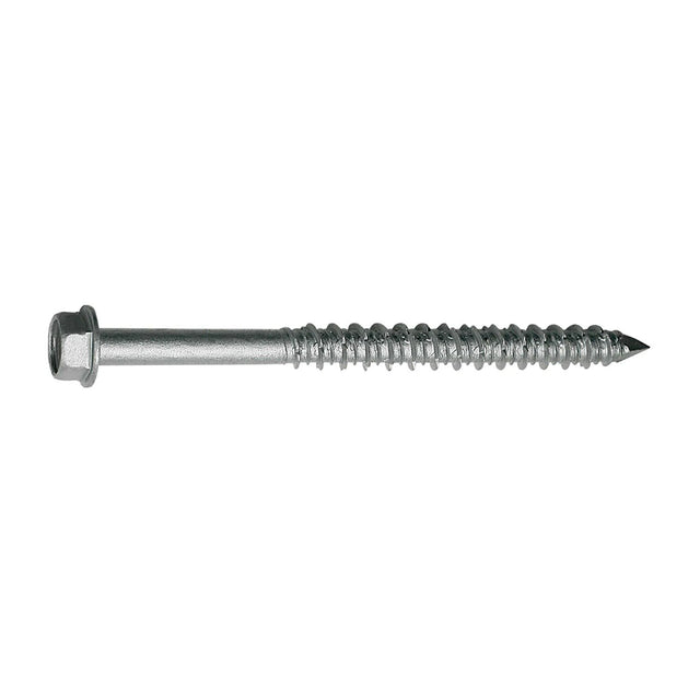 Simpson Strong-Tie TTN25400HSS Titen Turbo (1/4" x 4") Hex-Head Stainless-Steel Concrete and Masonry Screw (100 Pack)