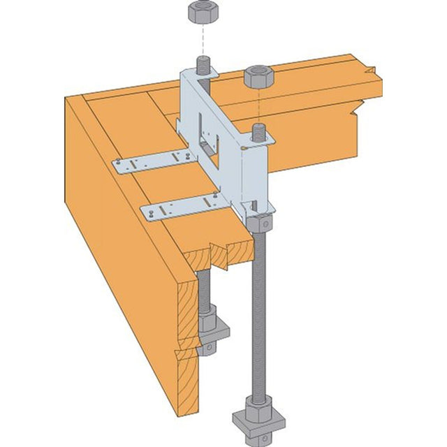 Simpson WSWH-RTBL24 Strong-Wall Brick-Ledge Anchor Bolt Template for 24" High-Strength Wood Shearwall