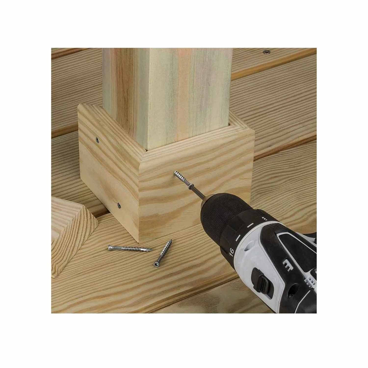 Simpson Strong-Tie T07162FT70GR (#7 x 1-5/8") T15 6-Lobe Drive SS Trim-Head Screw, Type 316, Gray (70 Pack) - 5