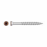 Simpson Strong-Tie T07162FT70TN03 (#7 x 1-5/8") T15 6-Lobe Drive SS Trim-Head Screw, Type 316, Tan 03 (70 Pack) - 2