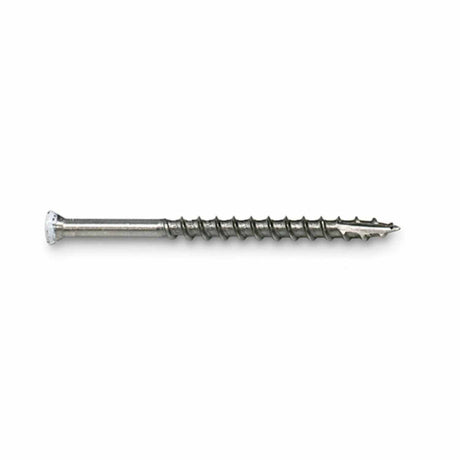 Simpson Strong-Tie T07162FT70WH01 (#7 x 1-5/8") T15 6-Lobe Drive SS Trim-Head Screw, Type 316, White (70 Pack)