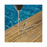 Simpson Strong-Tie T07162FT70WH01 (#7 x 1-5/8") T15 6-Lobe Drive SS Trim-Head Screw, Type 316, White (70 Pack) - 5