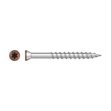 Simpson Strong-Tie T07162FTPTN03 (#7 x 1-5/8") 6-Lobe Drive Stainless Steel Trim-Head Screw, Tan 03 (350 Pack) - 2