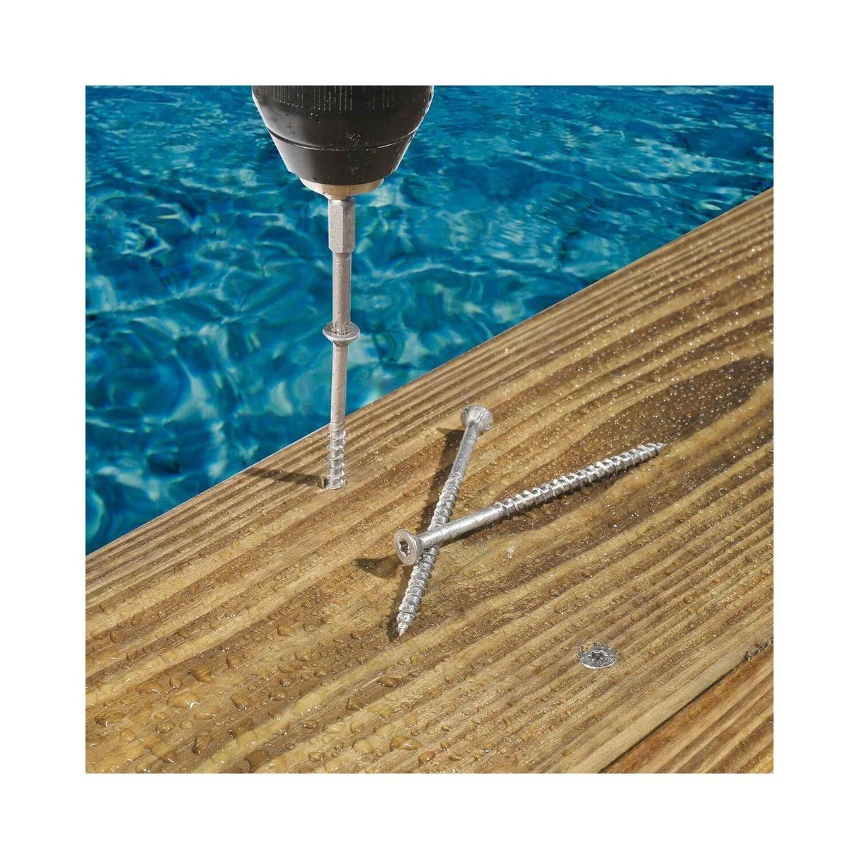 Simpson Strong-Tie T07162FTPTN (#7 x 1-5/8")6-Lobe Drive Stainless Steel Trim-Head Screw, Tan (350 Pack) - 7