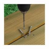 Simpson Strong-Tie T07225FT5WH01 (#7 x 2-1/4") T15 6-Lobe Drive Trim-Head Screw, Type 316, White (5 lb) - 6