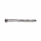 Simpson Strong-Tie T07225FWP Deck-Drive (#7 x 2-1/4") T-15 DWP Wood SS Screw, Trim Head, Type 316 (86 Pack) - 3
