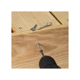 Simpson Strong-Tie T07225WP-RP15 Deck-Drive (#7 x 2-1/4") T-15 DWP Wood SS Screw, Trim Head, Type 316 (15 Pack) - 8