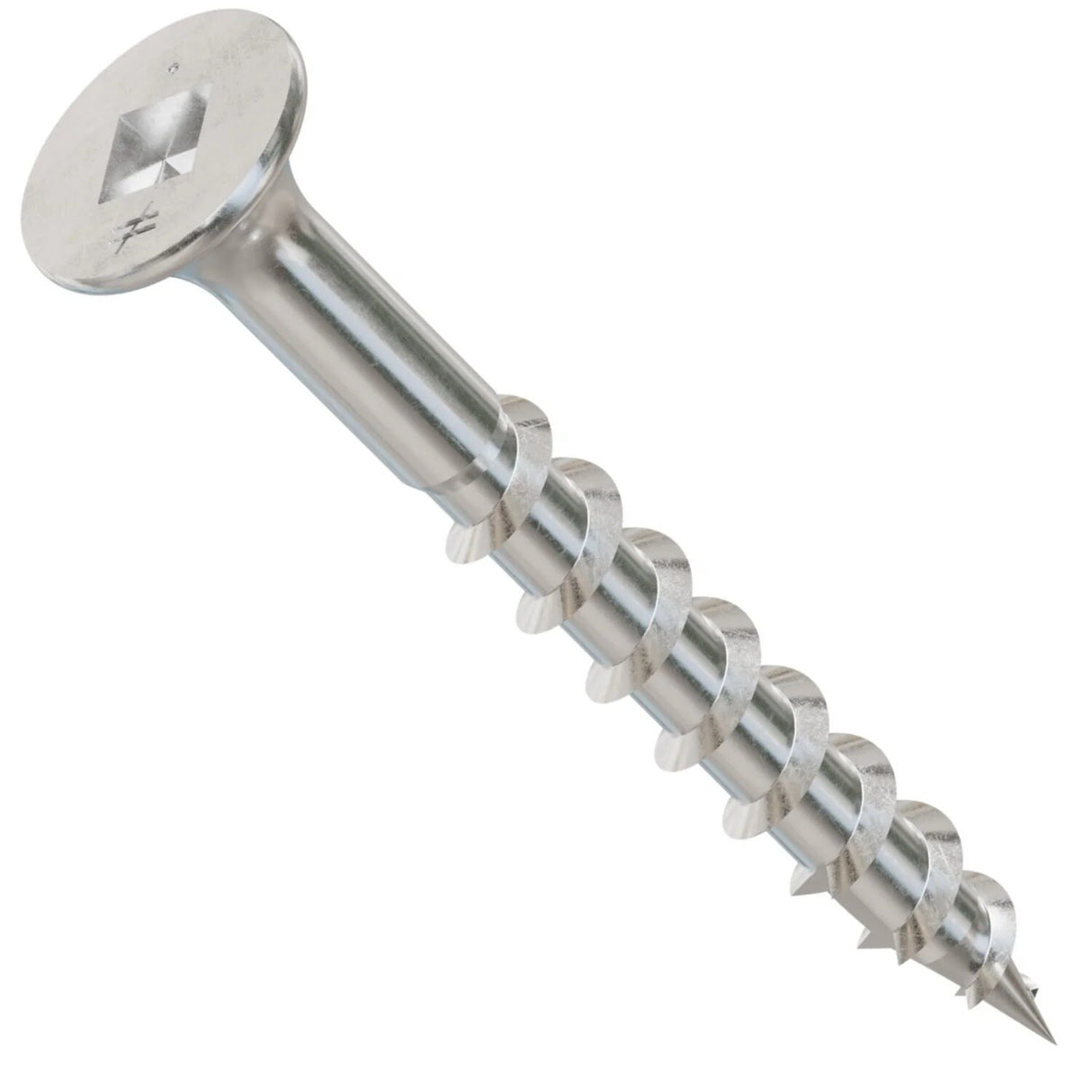 Simpson Strong-Tie T08162DBB (#8 x 1-5/8") Bugle-Head Wood Screw, Square Drive, Type 316 (4000 Pack) - 2
