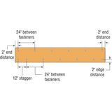 Simpson Strong-Tie T08175FS75BR01 (#8 x 1-3/4") T-20 6-Lobe Fascia Board Screw - Type 316, Brown 01 (75 Pack) - 4