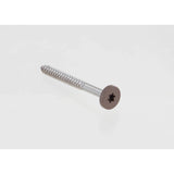 Simpson Strong-Tie T08175FS75BR05 (#8 x 1-3/4") T-20 6-Lobe Fascia Board Screw - Type 316, Brown 05 (75 Pack)