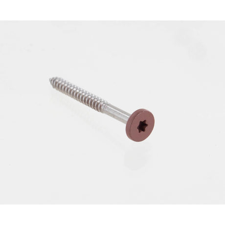 Simpson Strong-Tie T08175FS75RD (#8 x 1-3/4") T-20 6-Lobe Fascia Board Screw - Type 316, Red (75 Pack)