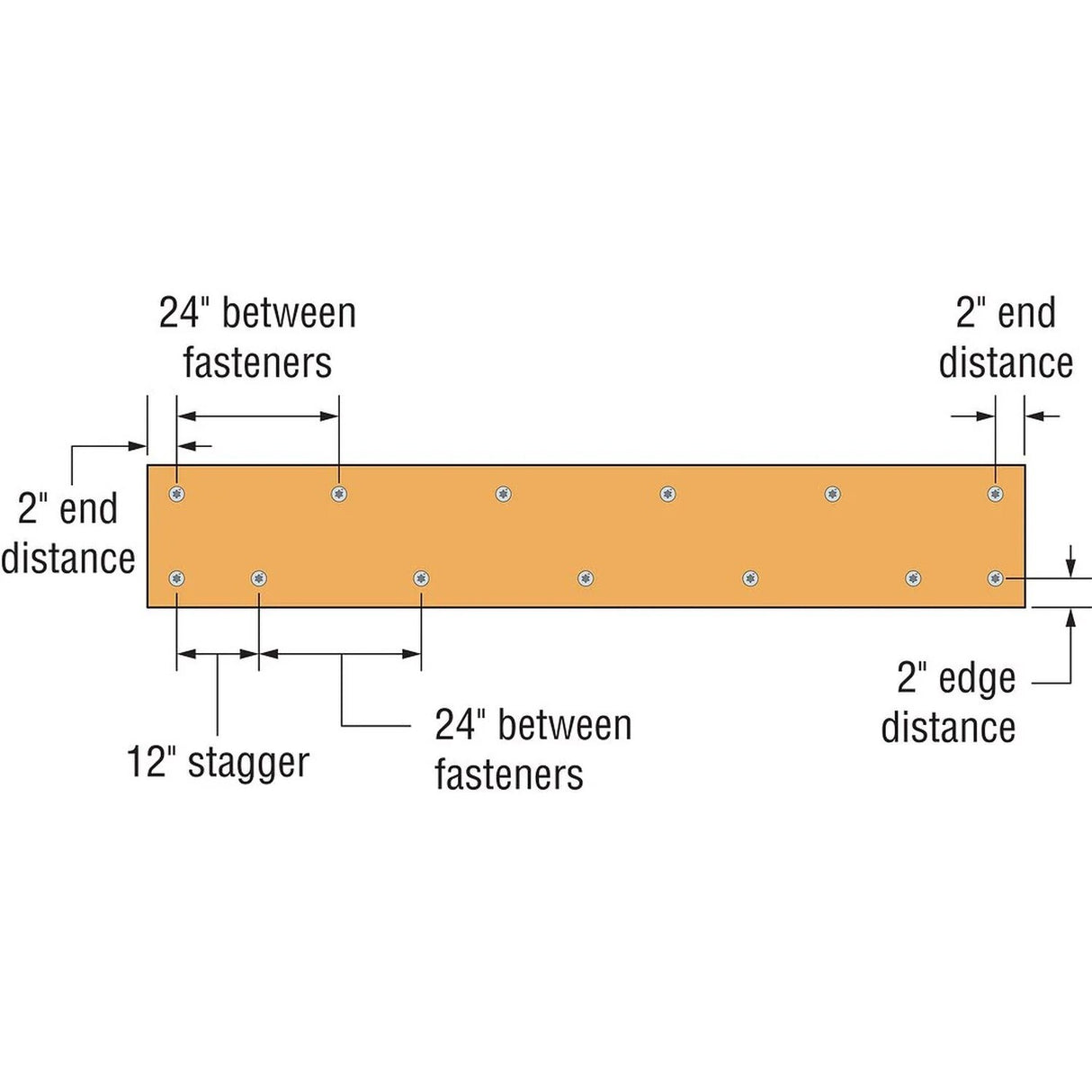 Simpson Strong-Tie T08175FS75TN02 (#8 x 1-3/4") T-20 6-Lobe Fascia Board Screw - Type 316, Tan 02 (75 Pack) - 5
