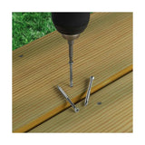 Simpson Strong-Tie T08250FTB (#8 x 2-1/2") 6-Lobe Drive Stainless Steel Trim-Head Screw (2000 Pack) - 6