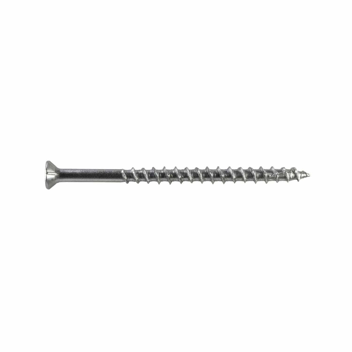 Simpson Strong-Tie T08250WPF5 Deck-Drive (#8 x 2-1/2") T-20 DWP Wood SS Screw, Flat Head, Type 316 (5 lb. Tub) - 3