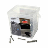 Simpson Strong-Tie T08C162WQ-RP300 (#8 x 1-5/8" #2) Fiber-Cement Screw Ribbed Wafer Head, Type 316 (300 Pack)