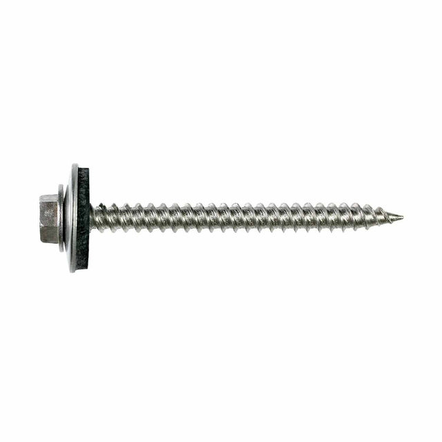 Simpson Strong-Tie T09200HWAC (#9 x 2") Metal-Panel Screw with EPDM Washer - Type 316, Hex Head (100 Pack)
