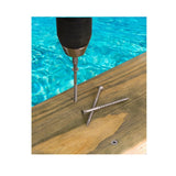 Simpson Strong-Tie T10300DBB (#10 x 3") Bugle-Head SS Wood Screw - Square Drivel  (1500 Pack) - 2