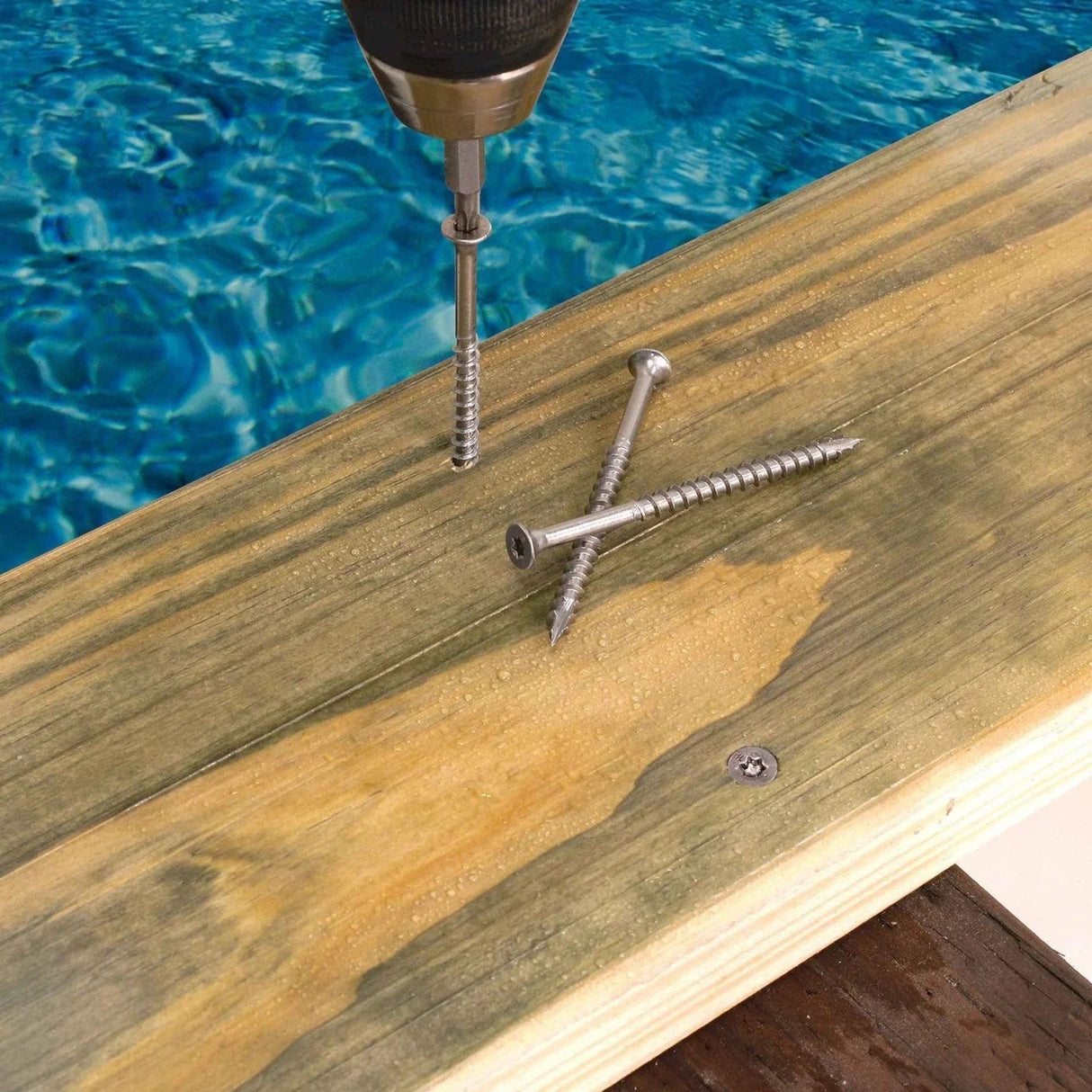 Simpson Strong-Tie T10300DT1 (#10 x 3-in.) Bugle-Head Wood Screw, 6-Lobe Drive, Type 316 (1 lb.) - 2