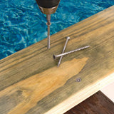 Simpson Strong-Tie T10300DT1 (#10 x 3-in.) Bugle-Head Wood Screw, 6-Lobe Drive, Type 316 (1 lb.) - 2