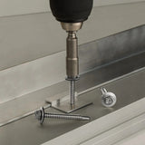 Simpson Strong-Tie T12200HDUM (#12 x 2") Self-Drilling Hex-Washer Head SS Screw - Type 316 (1000 Pack) - 2