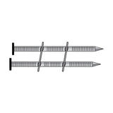 Simpson Strong-Tie T13A200SNJB (6d 2") 15 Degree Wire Coil, Painted Full Round Head Ring-Shank Nail, Black (1800 Pack) - 2