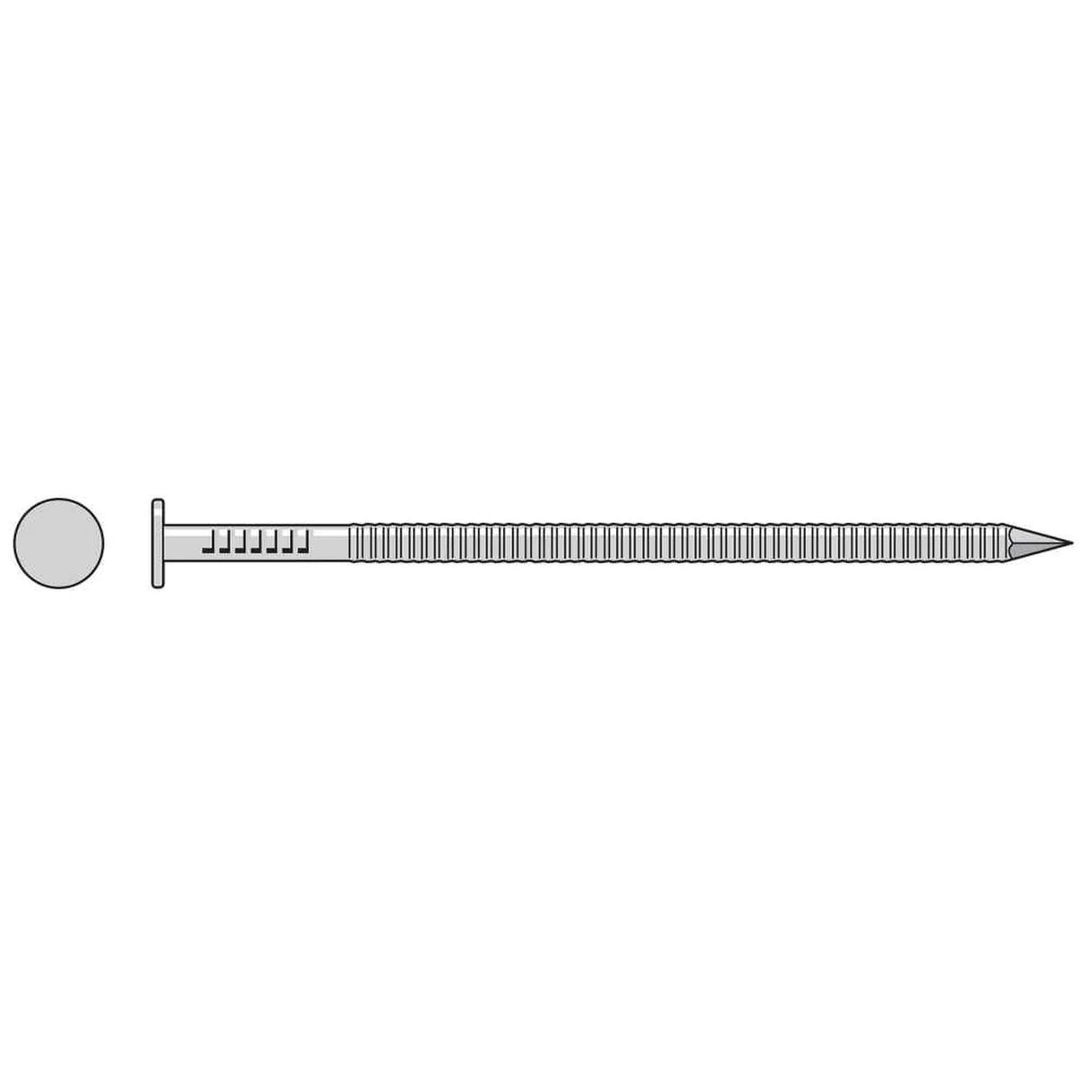 Simpson Strong-Tie T6ACN1 (2-in. x .120-in.) Common Nail, Annular Ring Shank, Type 316 Stainless Steel (1 lb.)