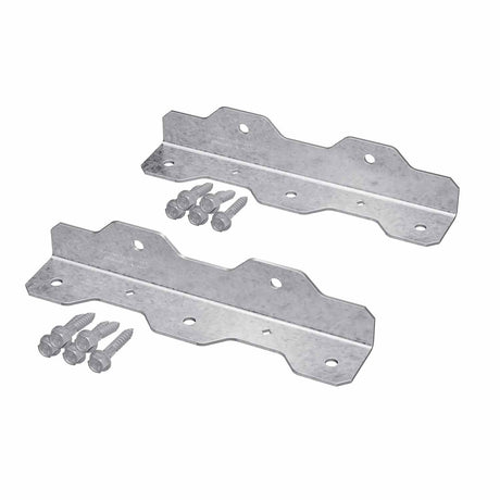 Simpson Strong-Tie TA9ZKT 8-1/4") 12 Gauge ZMAX Finish TA Staircase Angle for Sound Framing (2 Pack)
