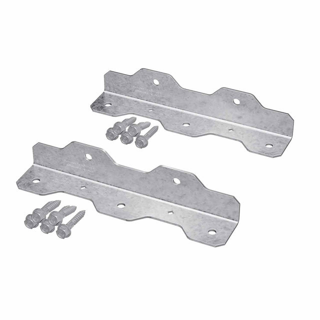 Simpson Strong-Tie TA9ZKT 8-1/4") 12 Gauge ZMAX Finish TA Staircase Angle for Sound Framing (2 Pack)