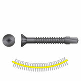 Simpson TBP1245S Quik Drive Quik Drive Wood-to-Steel Collated Screw #12 x 1-3/4" Black Phosphate