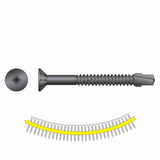 Simpson Strong-Tie TBP1460S Strong-Drive (#14 x 2-3/8") T30 TB Wood-to-Steel Collated Screw, Black Phosphate (750 Pack)
