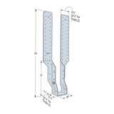 Simpson Strong-Tie THAI322 (2-1/2 in.) Adjustable I-Joist Truss Hanger for Engineered Wood - 2