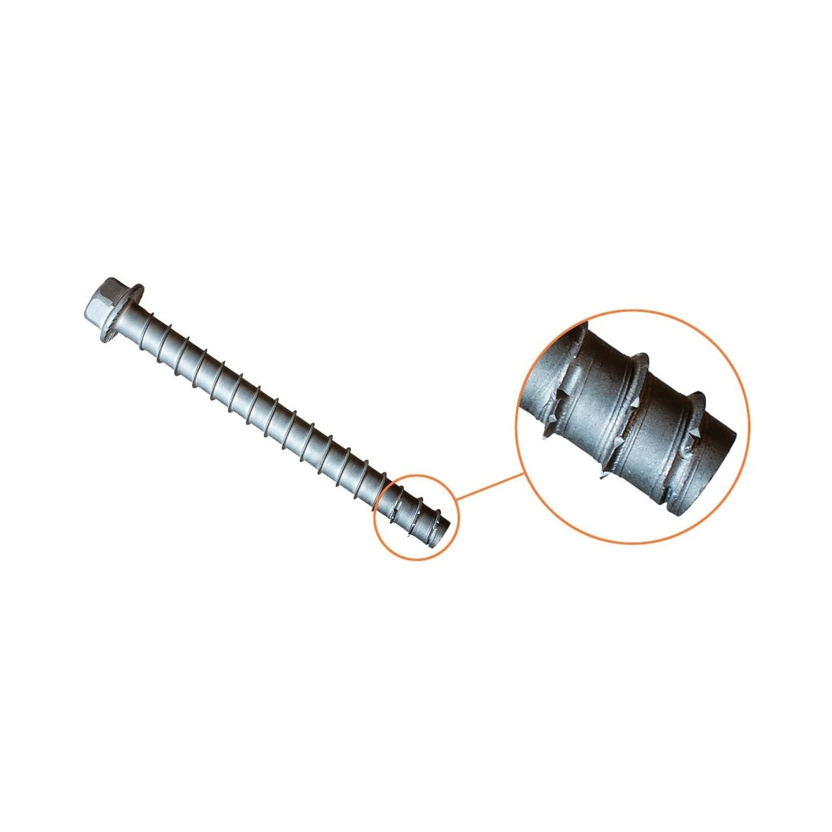 Simpson Anchors THD50500H 1/2" x 5" Titen HD Heavy Duty Screw Anchors (20 Pack) - 2