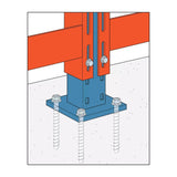 Simpson Anchors THD50500H 1/2" x 5" Titen HD Heavy Duty Screw Anchors (20 Pack) - 5