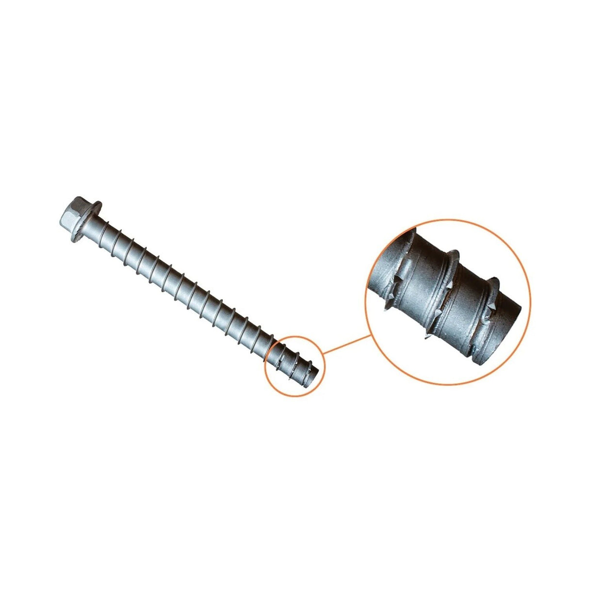 Simpson THD75100HMG Titen HD Screw Anchor Mechanically Galvanized (5 Pack) - 2