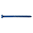 Simpson Strong-Tie TNT18234HC25 Titen Turbo (3/16" x 2-3/4") Hex-Head Concrete and Masonry Screw, Blue (25 Pack)