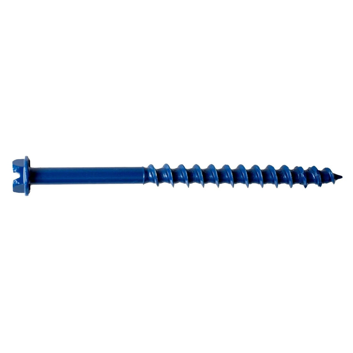 Simpson Strong-Tie TNT18234HC75 Titen Turbo (3/16" x 2-3/4") Hex-Head Concrete and Masonry Screw, Blue (75 Pack)