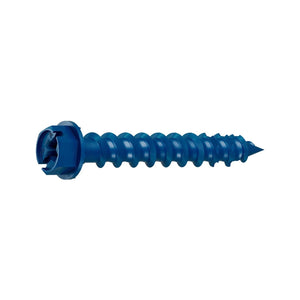 Simpson Strong-Tie TNT25134HR200 Titen Turbo (1/4" x 1-3/4") Hex-Head Concrete and Masonry Screw, Blue (200 Pack)